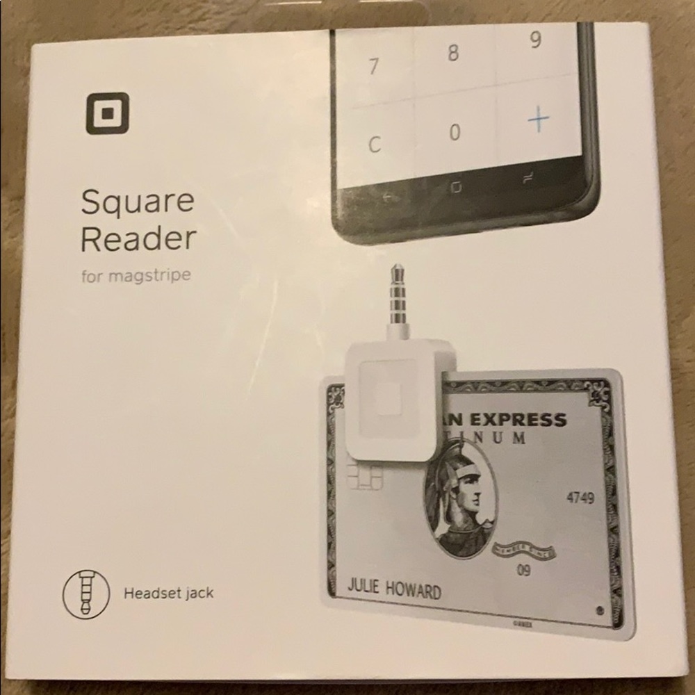 Credit card reader for the phone
